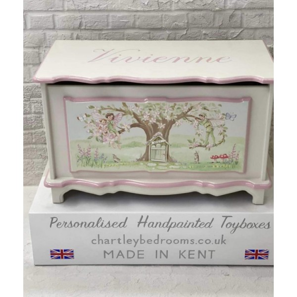 Fairy Family With Tree House And Blossom